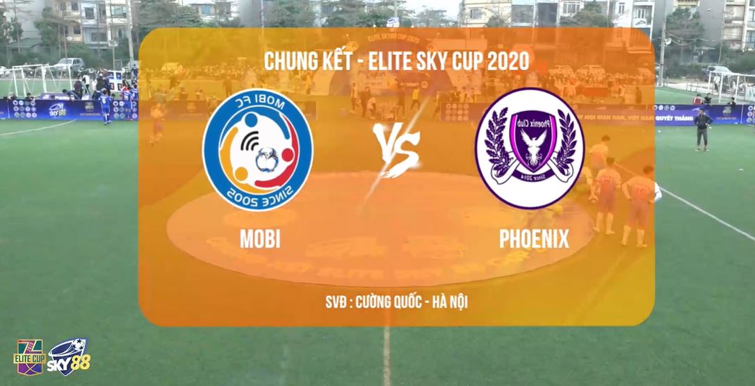 Trận bóng đá phủi Mobi Fc vs Phoenix – Giải Elite Sky Cup – SKY88 tài trợ